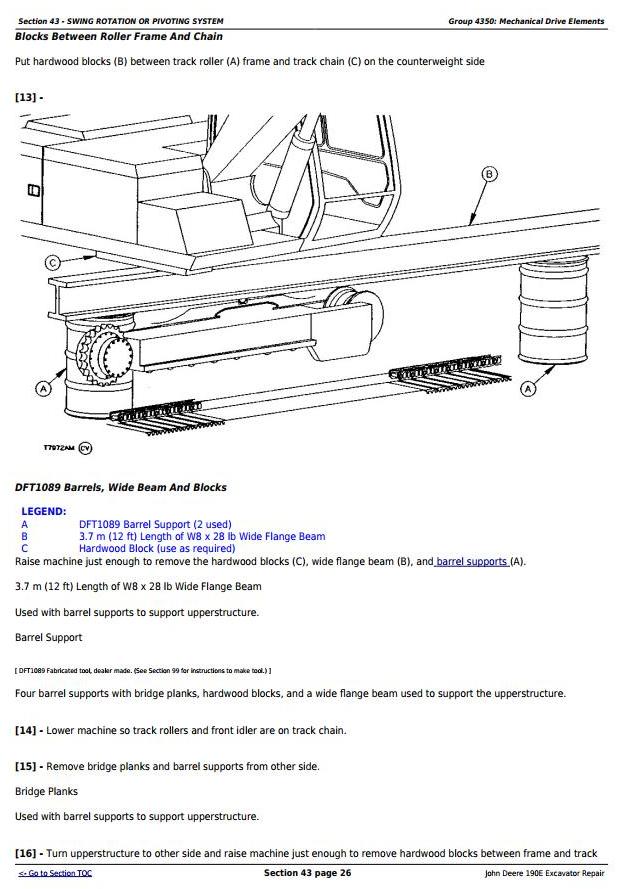 John Deere 190e Excavator Service Repair Technical Manual