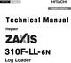 Hitachi Zaxis 310F-LL-6N Log Loader Service Repair Technical Manual (TM14173X19)